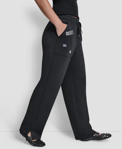 Dkny Women's Pins And Patches Scuba Jogger In Black