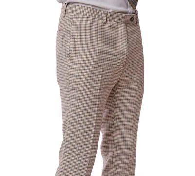 Paisley & Gray Men's Downing Slim Fit Plaid Pants In Multi