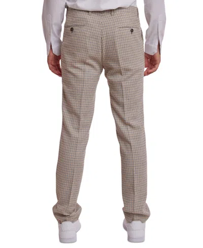 Paisley & Gray Men's Downing Slim Fit Plaid Pants In Multi