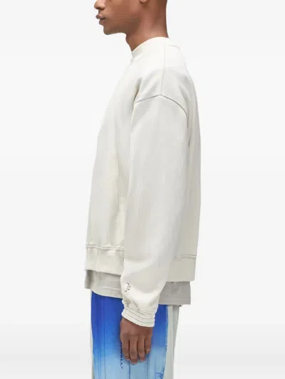 A-cold-wall* Logo-print Cotton Sweatshirt In Neutral