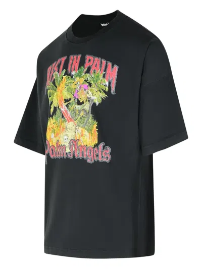 Palm Angels Rest In Palm Loose T-shirt In Black