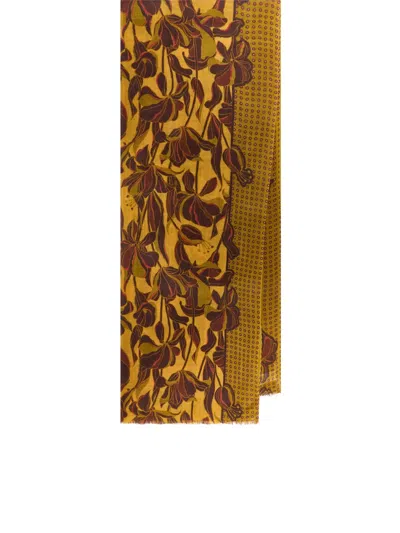 Maliparmi Floral-print Patterned Scarf In Multi