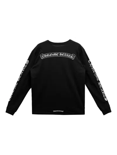 Chrome Hearts Stadium Scroll "black" T-shirt In Black