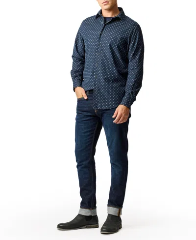 Rodd & Gunn Harrington Long Sleeve Sports Fit Shirt In Blue