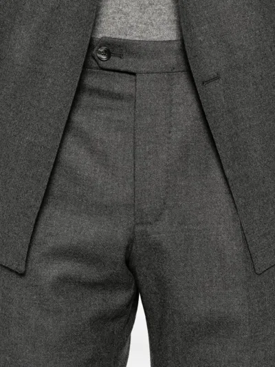 Tagliatore Double-breasted Suit In Gray