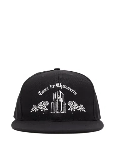 Willy Chavarria Black Polyester Casa De Chavarria Baseball Cap In Black