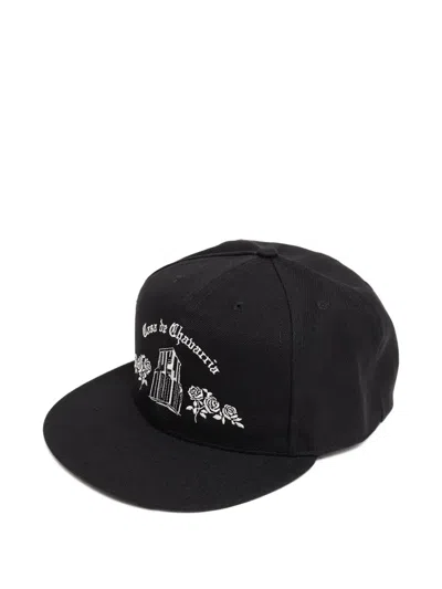 Willy Chavarria Black Polyester Casa De Chavarria Baseball Cap In Black