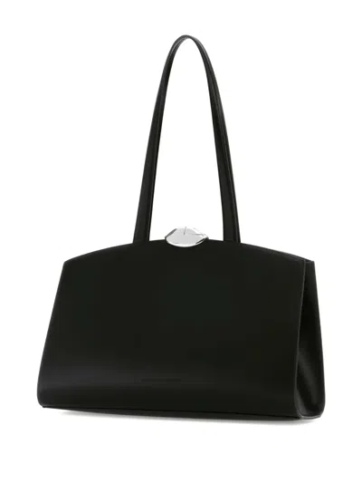Benedetta Bruzziches Borsa Shopping Serena In Pelle Nera  Donna In Black
