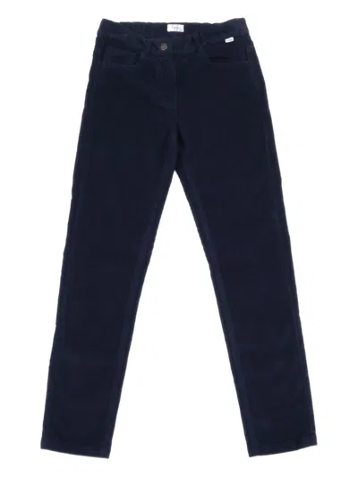 Il Gufo Corduroy Pockets Pants In Blue
