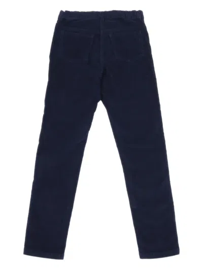 Il Gufo Corduroy Pockets Pants In Blue