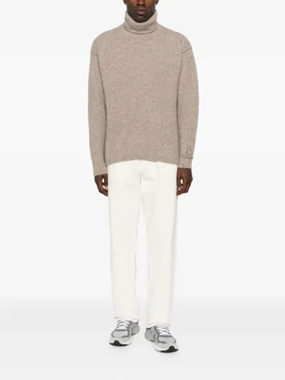 C.p. Company Sweater C. P. Company Men Color Kaki In Brown