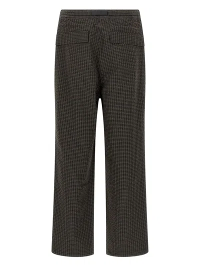 Gramicci Northside Plaid Pants Brown In Green