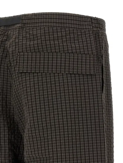 Gramicci Northside Plaid Pants Brown In Green