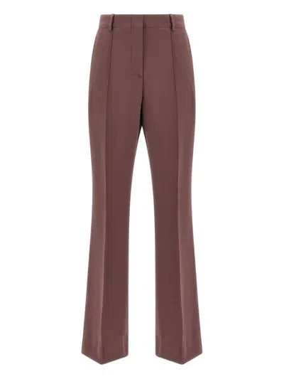Brioni Pleat Detailed Tailored Pants In Brown