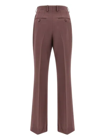 Brioni Pleat Detailed Tailored Pants In Brown