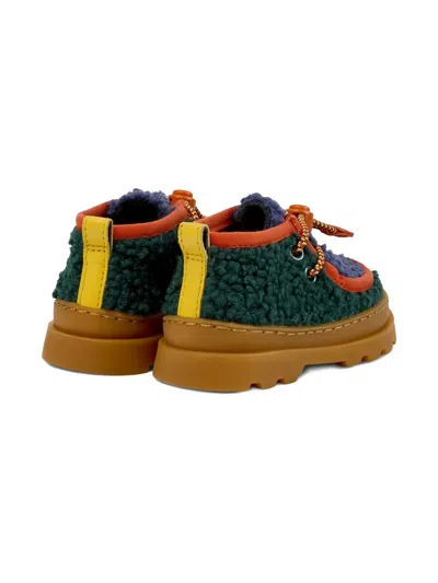 Bobo Choses X Camper Faux Shearling Boots In Animal Print