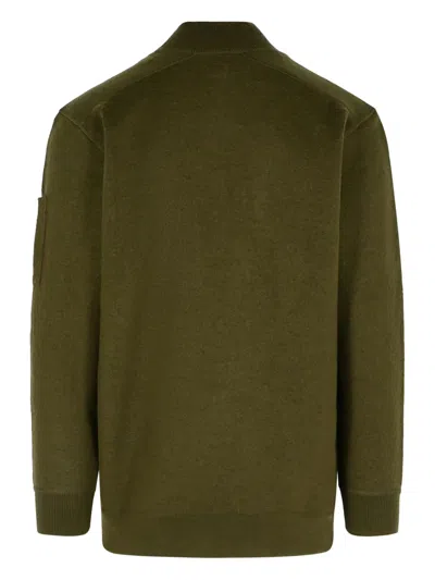 C.p. Company C.p.company Men Wool And Cotton Sweater In Green