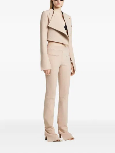 Courrèges Bootcut Pants In Neutral