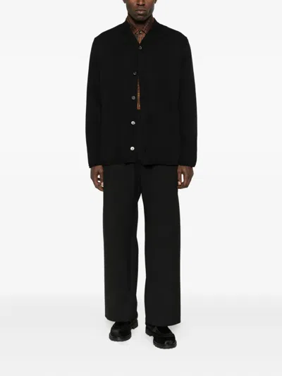 Comme Des Garçons Homme Deux Man Black Sweatshirts In Black