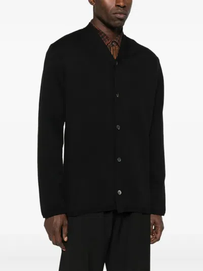 Comme Des Garçons Homme Deux Man Black Sweatshirts In Black