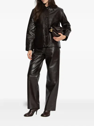 Rag & Bone Panelled Leather Jacket In Black