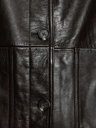 Rag & Bone Panelled Leather Jacket In Black