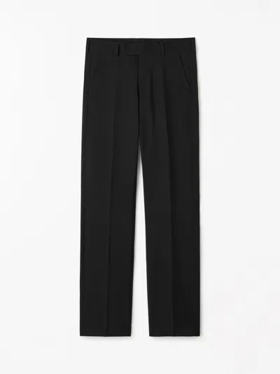 Tiger Of Sweden Tannen T Drawstring Tuxedo Trousers In Black