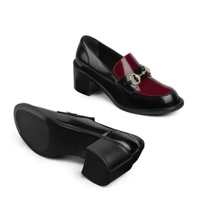 Gucci Heeled Loafers With Horsebit In Multi