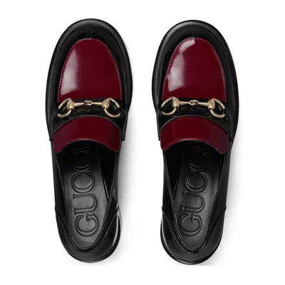 Gucci Heeled Loafers With Horsebit In Multi