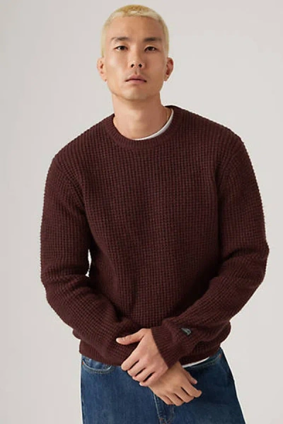 Levi's Presidio Crewneck Sweater In Brown