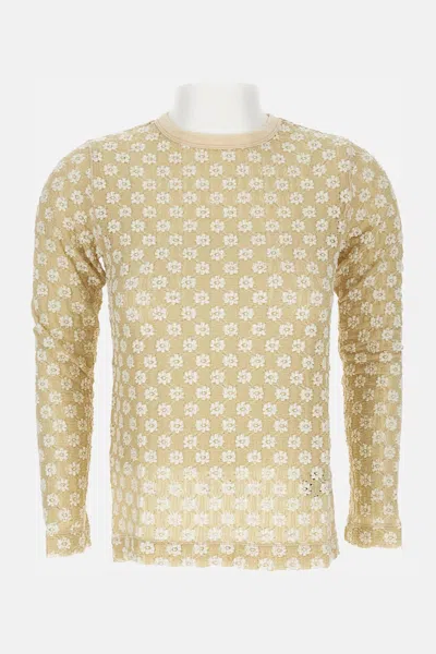 Tanaka Floral Long Sleeve Top In Yellow