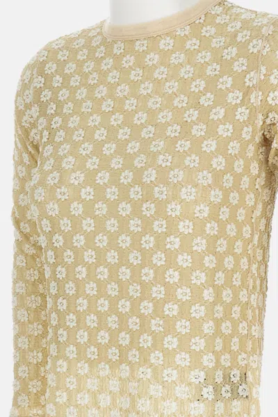 Tanaka Floral Long Sleeve Top In Yellow