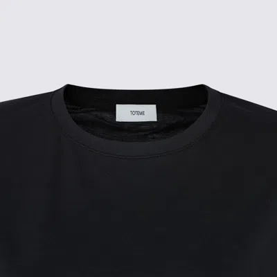 Totême Toteme Classic Crewneck T-shirt In Black