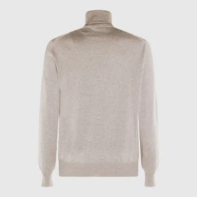 Altea Beige Wool Knitwear In Neutral