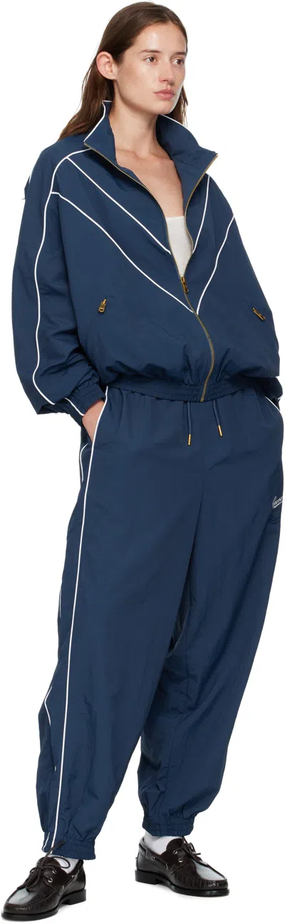 Willy Chavarria Blue Bad Boy Track Jacket In Blue