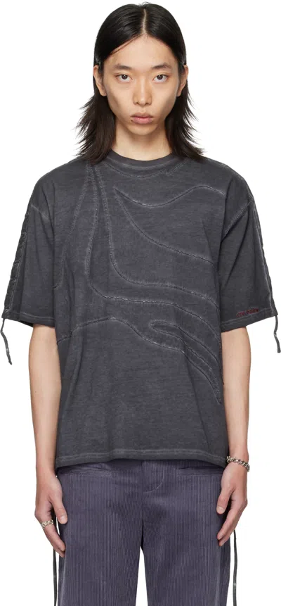 Av Vattev Ssense Exclusive Gray Oversized T-shirt In Gray