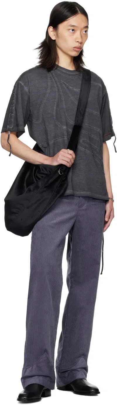 Av Vattev Ssense Exclusive Gray Oversized T-shirt In Gray