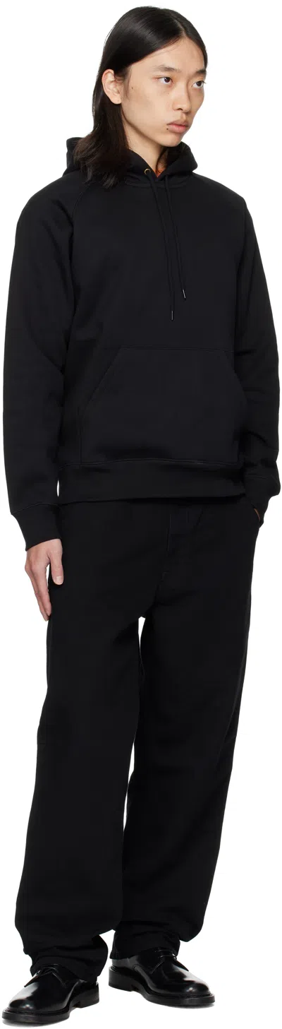 Carhartt Cotton Hoodie In Black