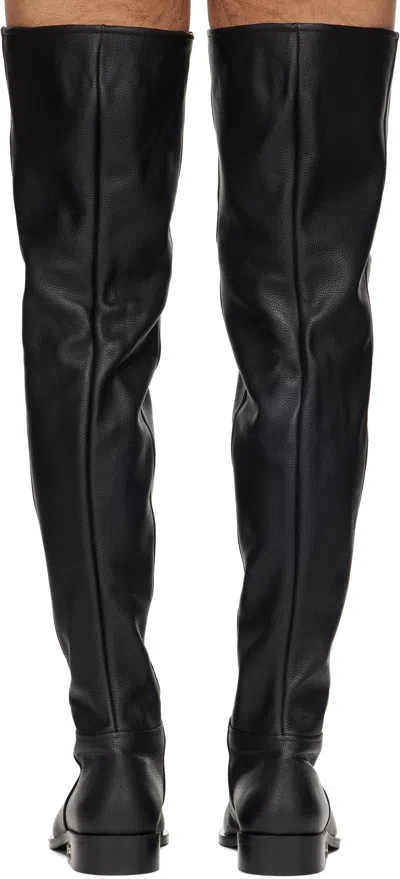 Gmbh Black Adem Overknee Boots In Black