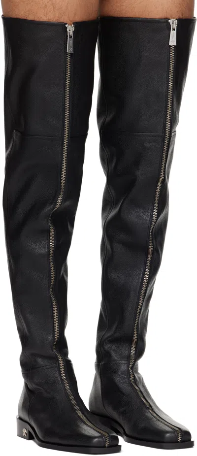Gmbh Black Adem Overknee Boots In Black