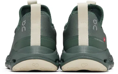 On Little Kids Green Cloudleap Sneakers In Green