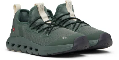 On Little Kids Green Cloudleap Sneakers In Green