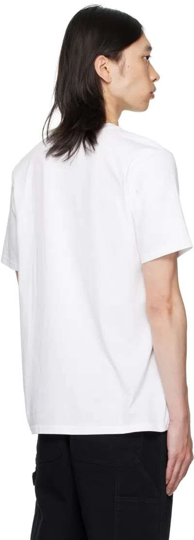 Carhartt Pocket T-shirt Featuring Logo Label In Xx White