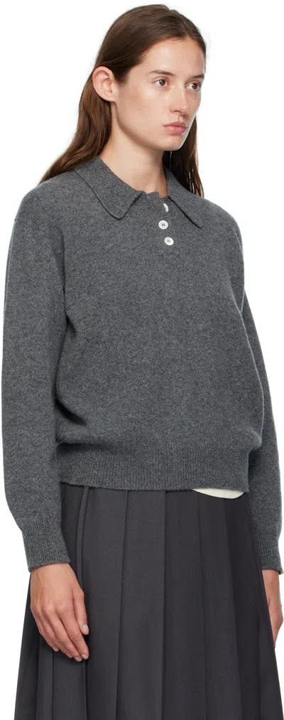 And-daughter Gray Edith Polo In Gray