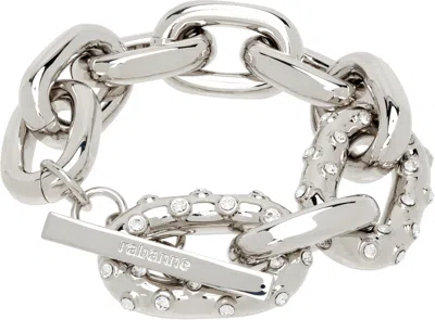 Rabanne Xl Link Bracelet In Silver