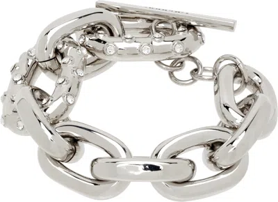 Rabanne Xl Link Bracelet In Silver