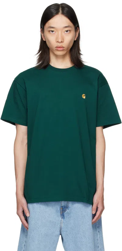 Carhartt Chase T-shirt In Green