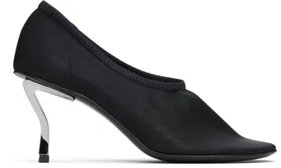 Nicole Saldaña Harper Sculpted-heel Mesh Pumps In Multi