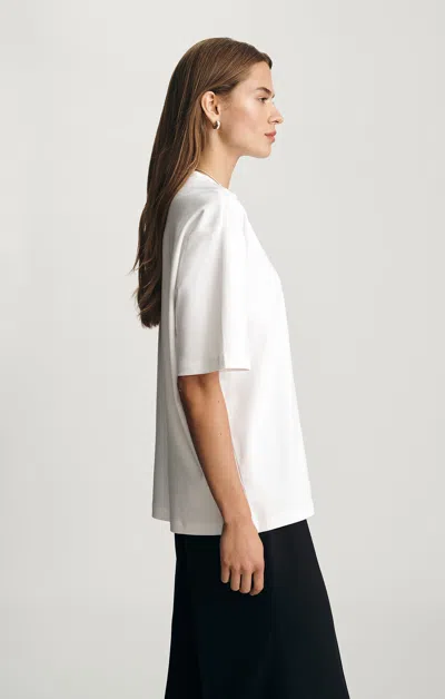 Mavi Basic Crew Neck T-shirt In White In White