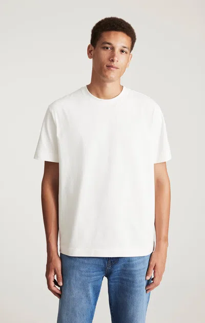 Mavi Short Sleeve Crew Neck T-shirt In Antique White